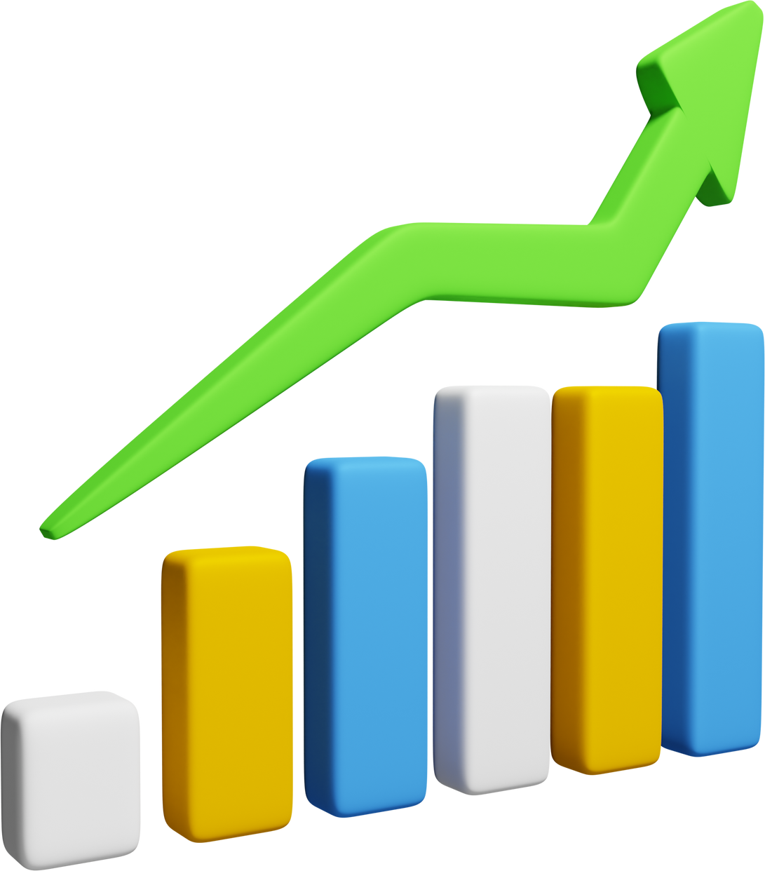 graph 3d illustration
